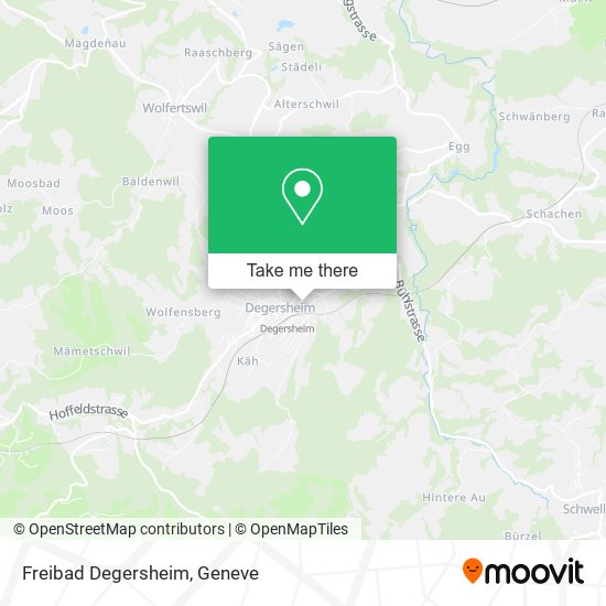 Freibad Degersheim map
