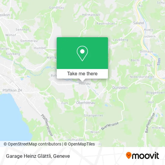 Garage Heinz Glättli map