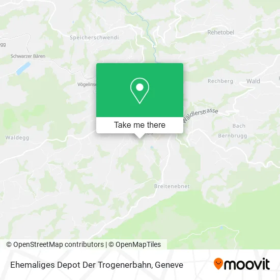 Ehemaliges Depot Der Trogenerbahn map