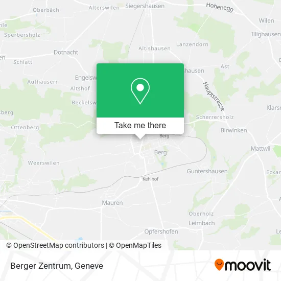 Berger Zentrum map
