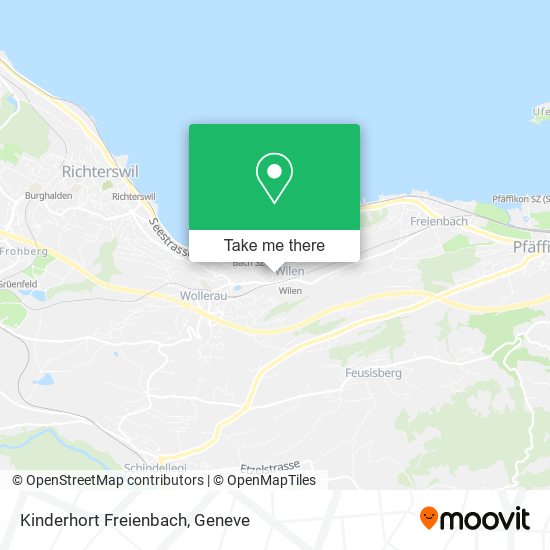 Kinderhort Freienbach map