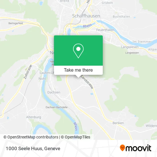 1000 Seele Huus map