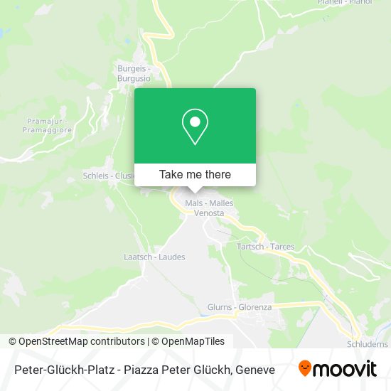 Peter-Glückh-Platz - Piazza Peter Glückh map