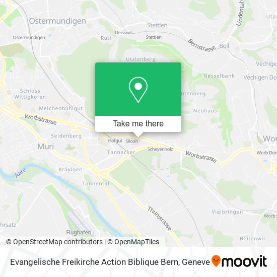Evangelische Freikirche Action Biblique Bern map