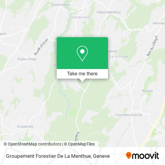 Groupement Forestier De La Menthue map