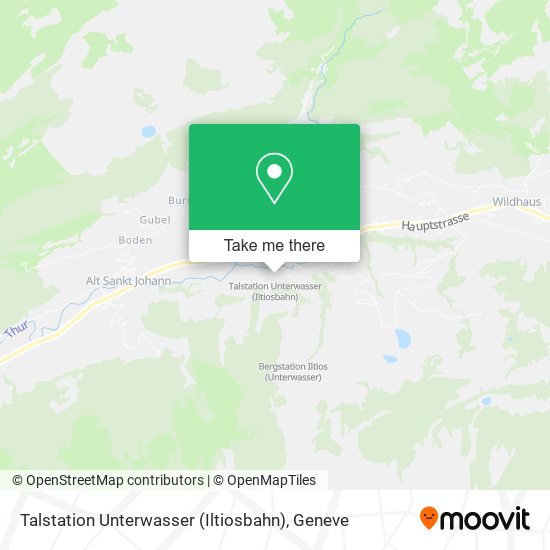 Talstation Unterwasser (Iltiosbahn) plan