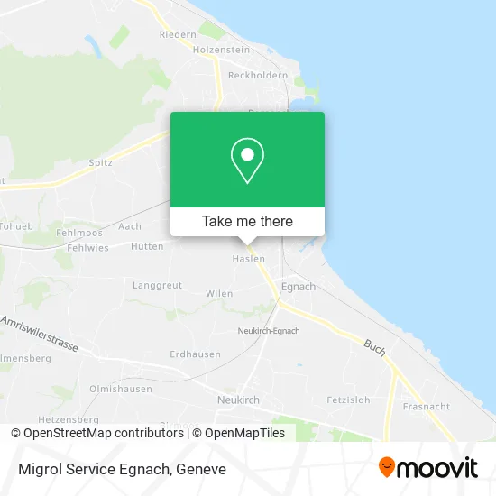 Migrol Service Egnach map