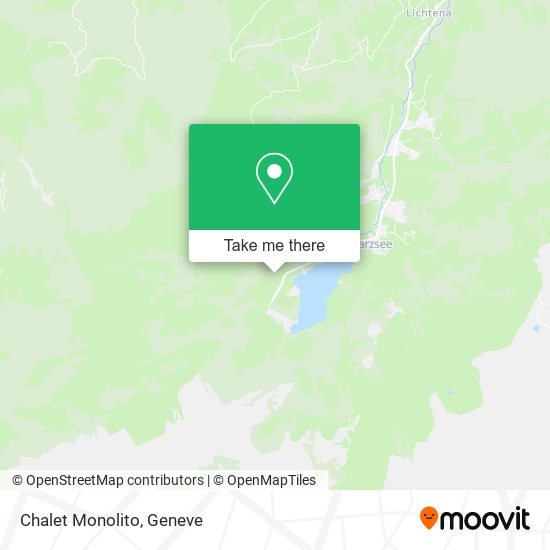 Chalet Monolito map