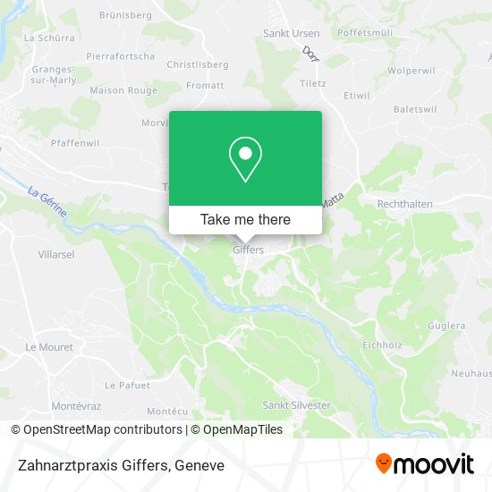 Zahnarztpraxis Giffers map