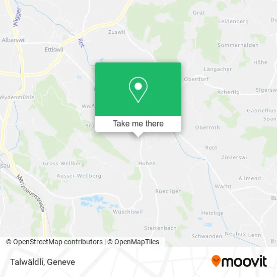 Talwäldli map