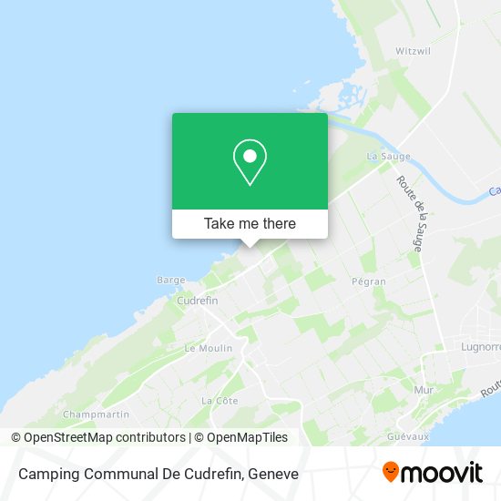 Camping Communal De Cudrefin map