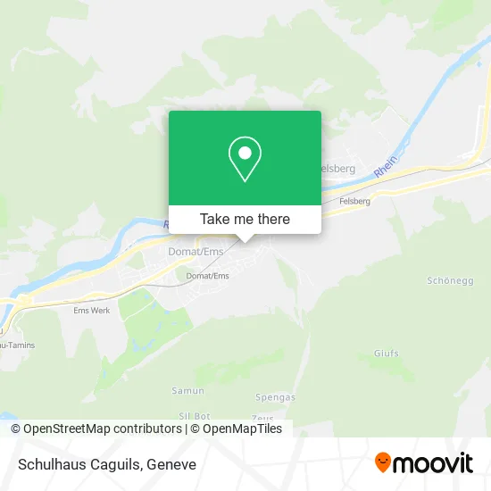 Schulhaus Caguils map