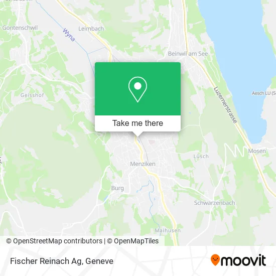 Fischer Reinach Ag map