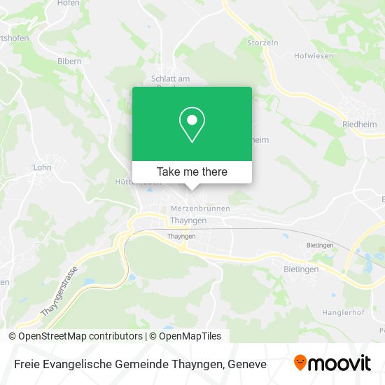 Freie Evangelische Gemeinde Thayngen map