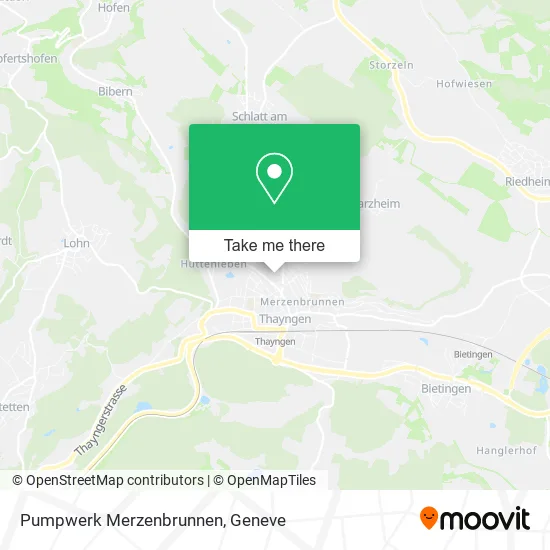 Pumpwerk Merzenbrunnen map