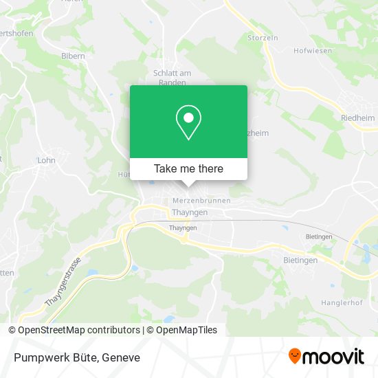 Pumpwerk Büte map