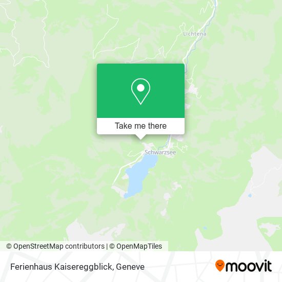Ferienhaus Kaisereggblick map