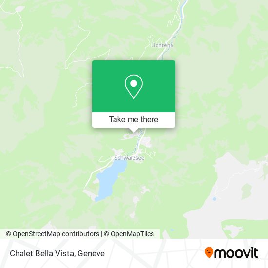 Chalet Bella Vista map