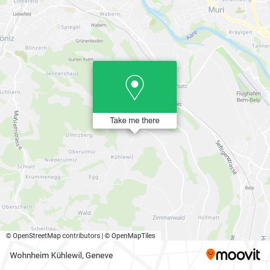 Wohnheim Kühlewil map