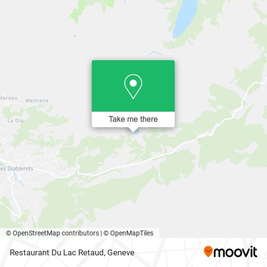 Restaurant Du Lac Retaud map