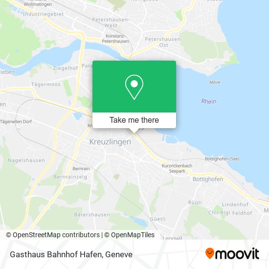 Gasthaus Bahnhof Hafen map