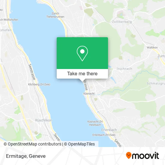 Ermitage map