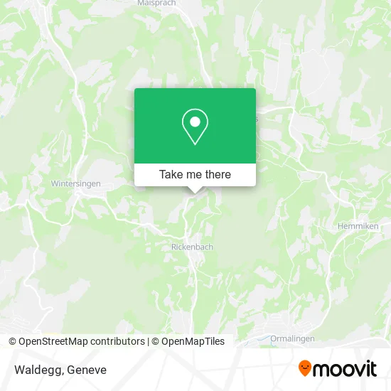 Waldegg map