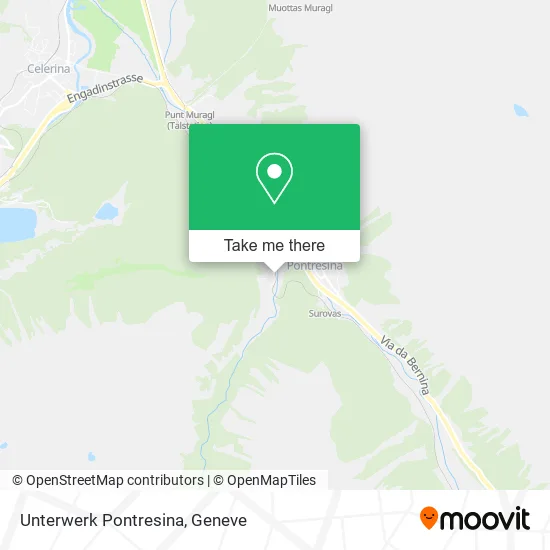 Unterwerk Pontresina map