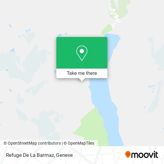 Refuge De La Barmaz map