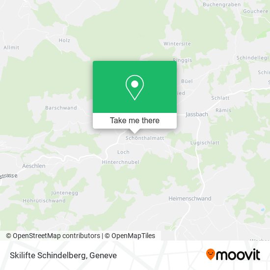 Skilifte Schindelberg map
