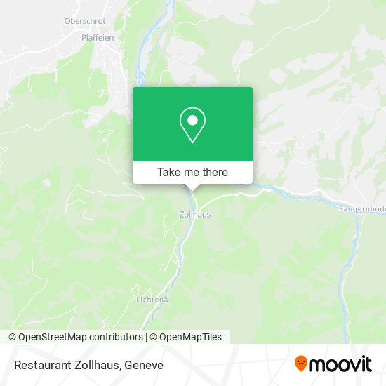 Restaurant Zollhaus map
