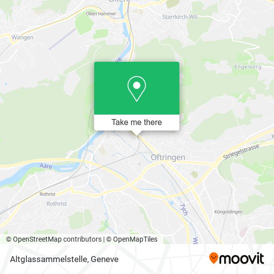 Altglassammelstelle map