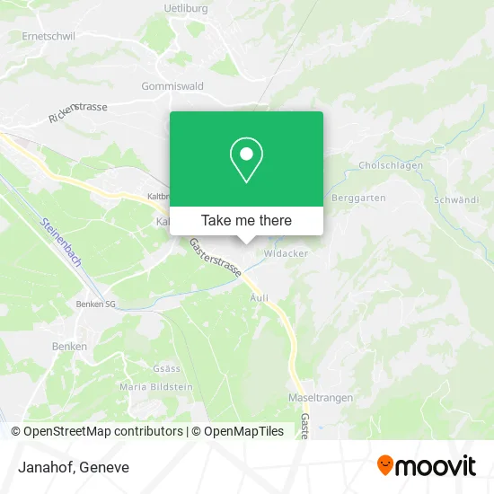 Janahof map