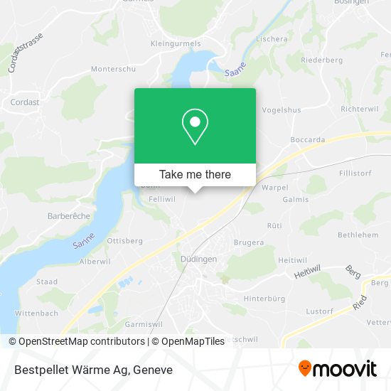 Bestpellet Wärme Ag map