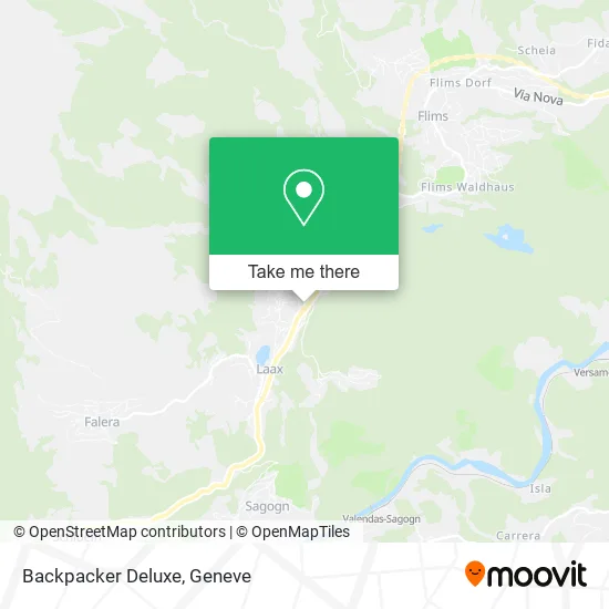Backpacker Deluxe map