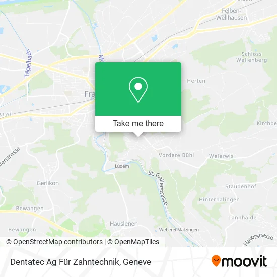 Dentatec Ag Für Zahntechnik map