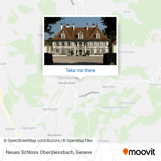Neues Schloss Oberdiessbach map
