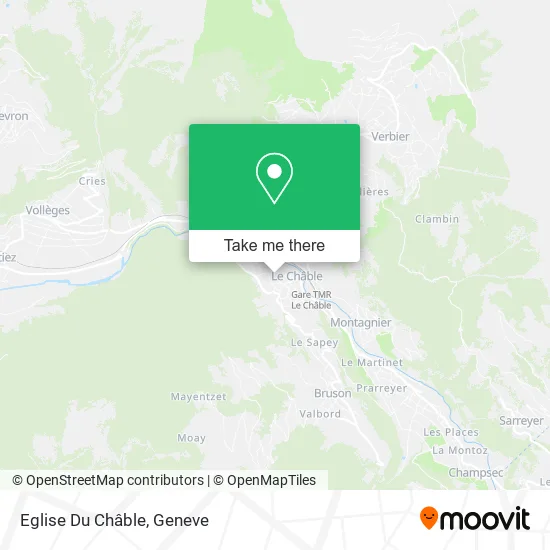 Eglise Du Châble map