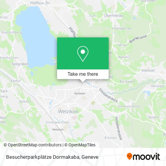 Besucherparkplätze Dormakaba map