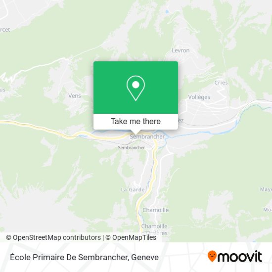 École Primaire De Sembrancher map