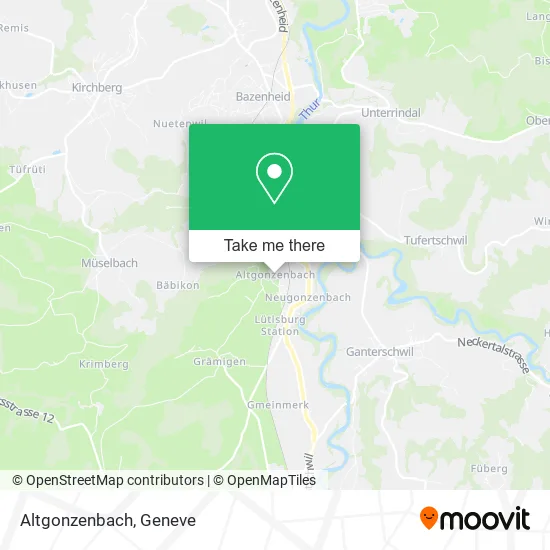 Altgonzenbach map
