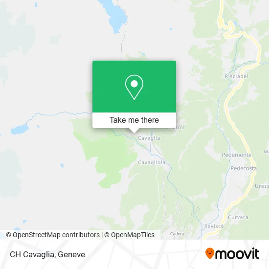 CH Cavaglia map