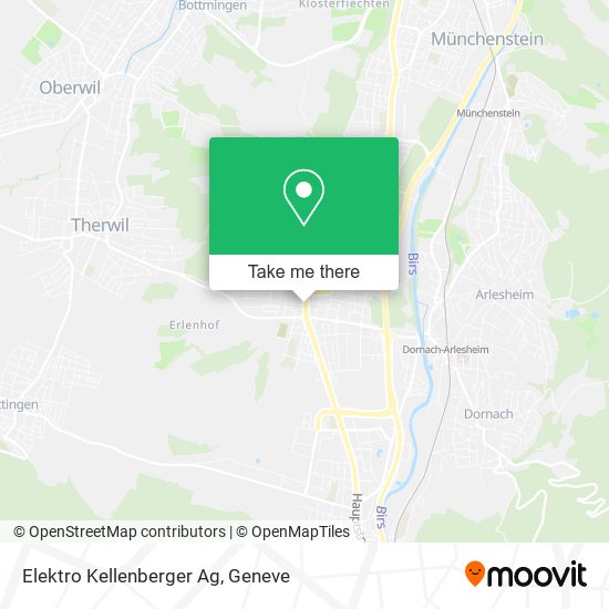 Elektro Kellenberger Ag map