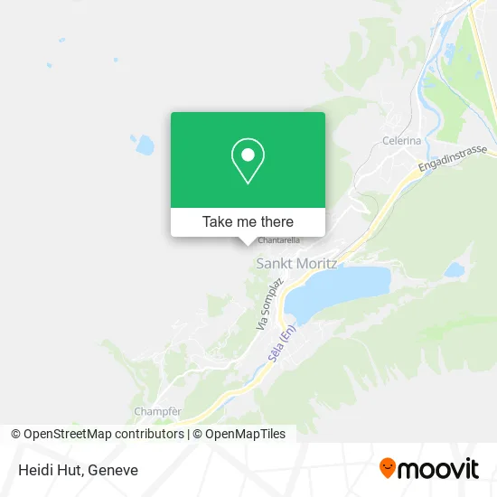 Heidi Hut map