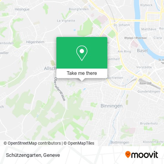 Schützengarten map