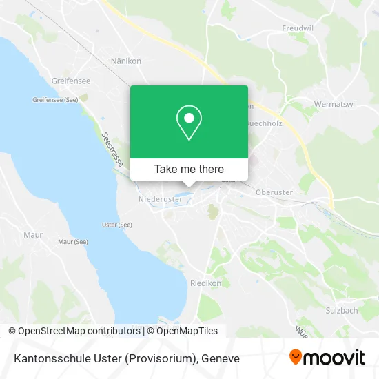 Kantonsschule Uster (Provisorium) map