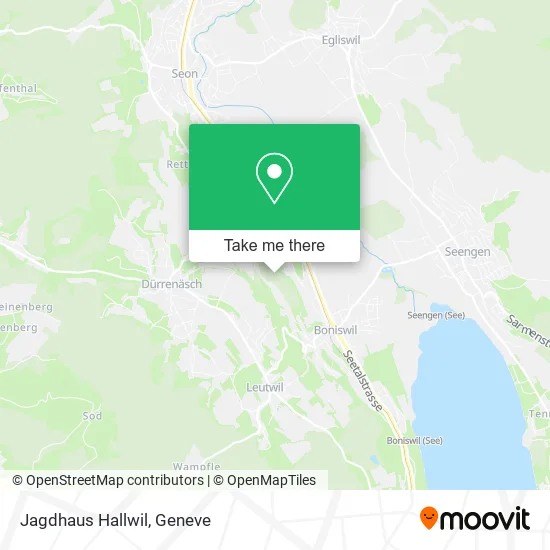 Jagdhaus Hallwil map