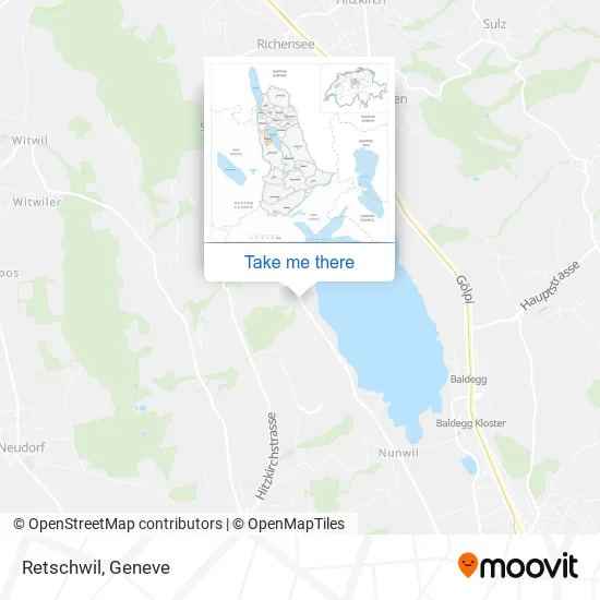 Retschwil map