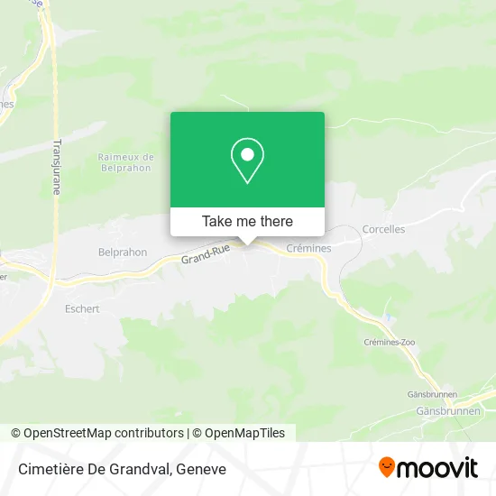 Cimetière De Grandval map