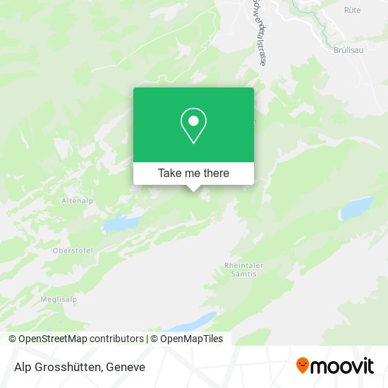 Alp Grosshütten map